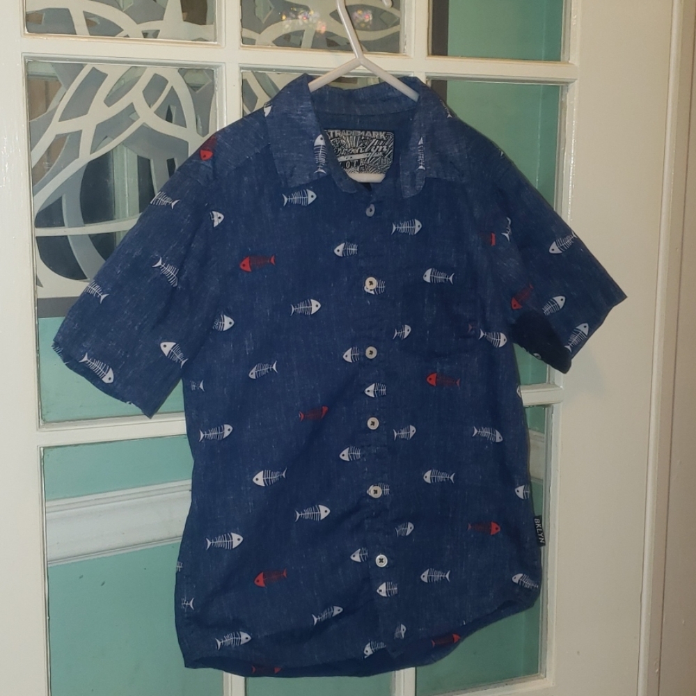 Brooklyn Botton Up Fish Shirt